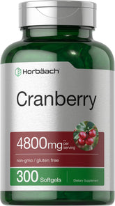 Horbäach Cranberry: capsules molles dans le flacon, prise pratique au quotidien.