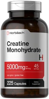 Horbaach Créatine Monohydrate: capsules à libération rapide après l'entraînement.