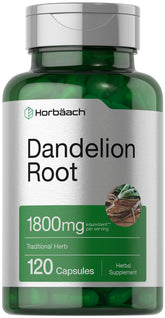 Horbäach Dandelion Root – bouteille et gélules faciles à intégrer dans une routine.