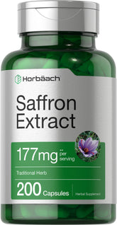 Horbäach extrait safran capsules: capsules faciles à prendre pour le bien-être quotidien.