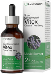 Horbäach Extrait Vitex: bouteille 2oz prête à l'emploi, soutien potentiel de l'équilibre hormonal.