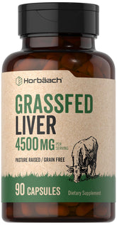 Foie de boeuf Horbaach nourri à la prairie en bouteille, nutriments essentiels.