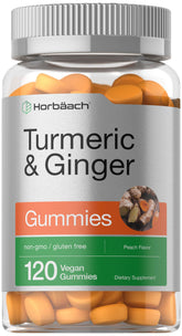 Gommes Horbäach curcuma gingembre pêche – bouteille pratique
