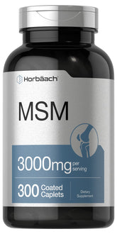 Horbäach MSM caplets enduits 3000 mg, soutien potentiel des articulations au quotidien