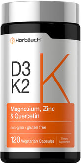 Horbäach Vitamine D3 K2 – bouteille pratique pour routine quotidienne