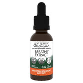 Host Defense Breathe flacon-gouttes prêt à l'emploi pour un soutien respiratoire potentiel.