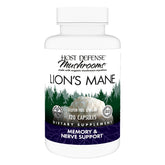 Host Defense crinière de lion: bouteille de capsules promettant concentration et clarté mentale.