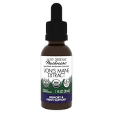 Host Defense extrait de crinière de lion - Bouteille 1oz visible, potentiel soutien à la concentration.