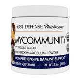 Host Defense MyCommunity poudre dans la bouteille, dosage pratique au quotidien.