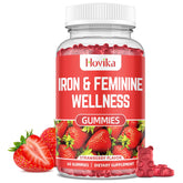 Gommes Hovika fer-femmes rose saveur fraise pour énergie durable.