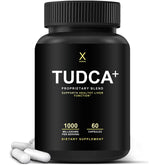 HUMANX Tudca+ bouteille: forme pratique pour un soutien hépatique quotidien.
