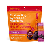 HYDRANT Immunité – sachets saveur sureau pour hydratation et soutien immunitaire.