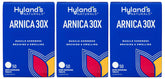 Hyland's Arnica 30x tablettes en bouteille, soulagement rapide des bleus.