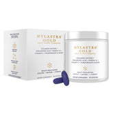 Purity Products Hylastra Gold – capsules moules montrant hydratation cutanée efficace