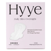 Hyye serviettes hygiéniques ailées ultra-minces pour la nuit, absorption élevée.