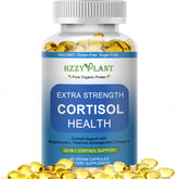 HZZYPLANT cortisol softgel bouteille: soutien potentiel au stress quotidien grâce à une absorption rapide.