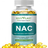 HZZYPLANT NAC, gelules molles, absorption rapide pour soutenir l'énergie et les defenses naturelles.