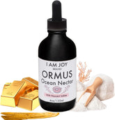 I Am Joy co. Ormus Ocean Nectar en bouteille, utilisation quotidienne potentielle.