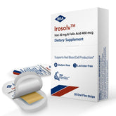 Ibsa Irosolv, films oraux dissolubles dans un emballage pratique pour usage nomade.