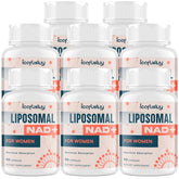IcarusIvy NAD liposomal flacon, stabilité et utilisation féminine possible.