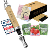 ICYVIBES inhalateur buccal bois premium – design élégant favorisant une respiration naturelle et détendue.