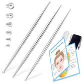 Ideayard outil réflexologie visage – ensemble 3 pièces pour soin ciblé.