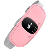 Chauffe-poche iDOO pour crampes menstruelles en rose, confort ciblé.