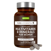Igennus Multivitamine Femmes, bouteille-tablettes, soutien énergie et bien-être quotidien.