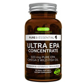 Igennus Ultra Pure Omega-3: bouteille claire et gélules faciles à avaler pour le quotidien.