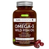 Igennus Ultra Pure Omega-3 rTG, bouteille, haute absorption potentielle.