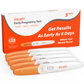 Test grossesse iHealth, emballages foil individuels pour plus d'hygiene et confidentialite