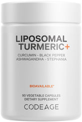 Codeage Curcuma: flacon et extrait 95% pour une prise simple et efficace