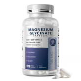 iMATCHME magnésium glycinate 850 mg dans une bouteille, capsules faciles à avaler pour le quotidien.