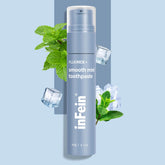 Dentifrice inFein menthe lisse en tube offrant une fraîcheur durable.