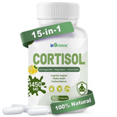 inGreens cortisol-supplement-bouteille: affichage produit pour le bien-être quotidien
