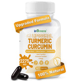 InGreens Turmeric Liposomale, bouteille de 60 gélules, soutien potentiel des articulations et du bien-être
