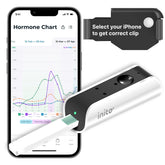 Inito-kit-emballage, aperçu du système pour suivre fidèlement votre cycle hormonal.