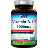 Innate Vitality B12 5000 mcg – tablette fondante sous la langue, énergie naturelle