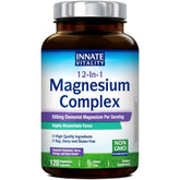Innate Vitality Magnesium Complex – 12 formes en capsules pour le soutien nerveux.