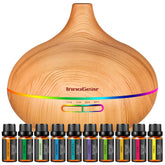 Diffuseur InnoGear aromathérapie 400 ml, base élégante pour pièce.
