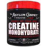 Insane Labz Créatine Monohydrate en poudre sans goût, utile pour soutenir la performance.