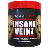Insane Labz Insane Veinz, poudre non stimulante favorisant une pompe vasculaire durable pendant l'entraînement.