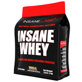 Insane Labz Insane Whey – bouteille vanille, soutien pratique après entraînement grâce à ses protéines