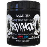 Insane Labz Psychotic Black Edition – étiquette du produit, repérez facilement votre pré-entraînement.