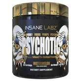 Insane Labz Psychotic Gold – boîte prête pour l'entraînement, énergie et concentration potentielles.