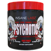 Insane Labz Psychotic - poudre pré-entraînement, énergie soutenue pour les séances intenses.