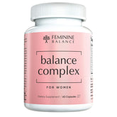 Instant Brands Balance Complex: bouteille et etiquette, soutien quotidien à l'équilibre intime féminin.
