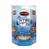 Instant Smile Comfort Fit Flex – Veneer supérieur, teinte claire, amélioration rapide du sourire.