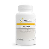 Integrative Therapeutics Curalieve, bouteille ouverte, routine quotidienne facilitée et biodisponibilité potentielle.