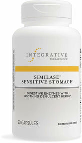 Bouteille d'Integrative Therapeutics Similase Sensitive Stomach prête à soutenir le confort digestif.